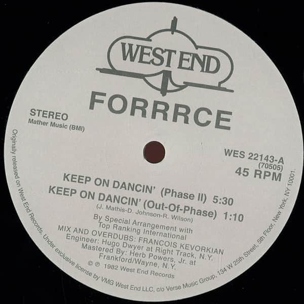 Forrrce - Keep On Dancin'