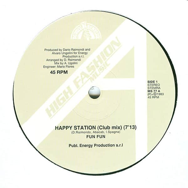 Fun Fun - Happy Station (Club Mix & Dub Mix)