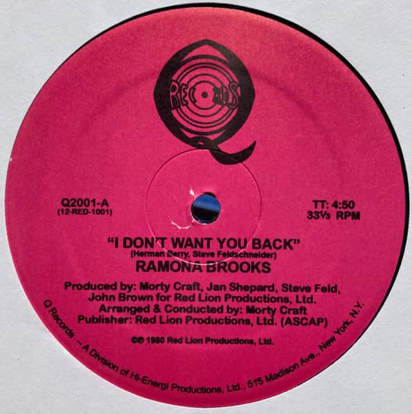 Ramona Brooks - I Don't Want You Back