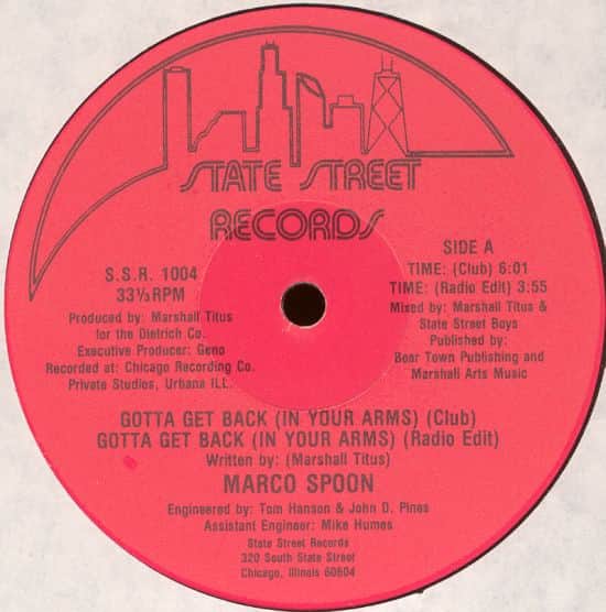 Marco Spoon - Gotta Get Back (In Your Arms)