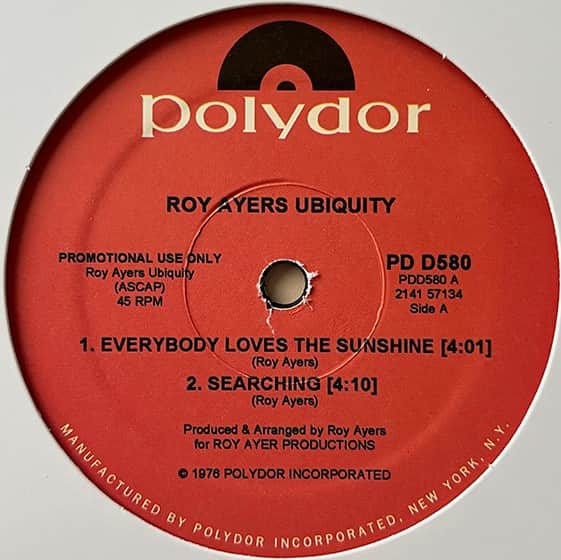 Roy Ayers Ubiquity - Everybody Loves The Sunshine
