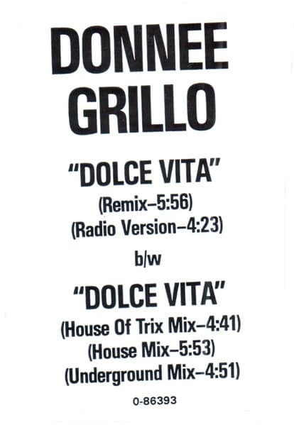 Donnee Grillo - Dolce Vita