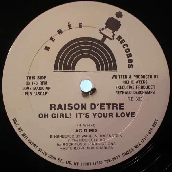 Raison D'Etre - Oh Girl! It's Your Love