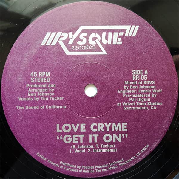 Love Cryme - Get It On