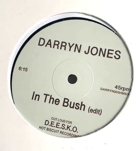 Darryn Jones - In The Bush / Now I Know