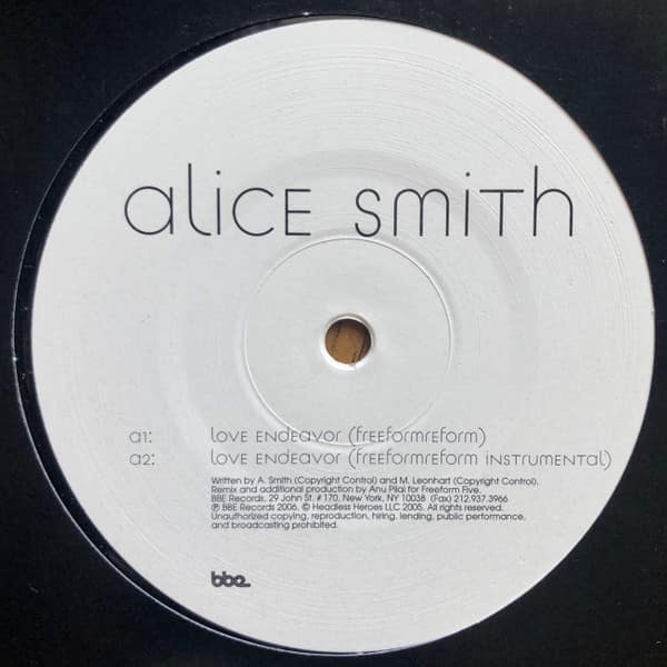 Alice Smith - Love Endeavor