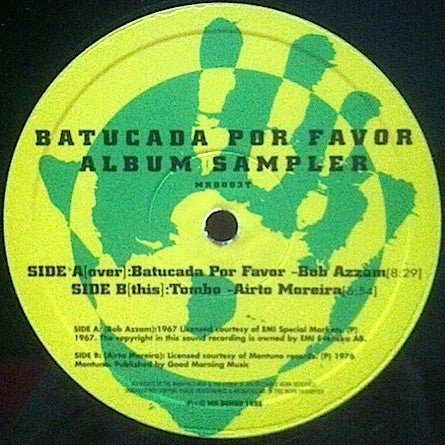 Bob Azzam / Airto Moreira - Batucada Por Favor Album Sampler