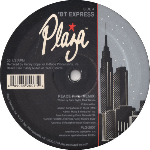 B.T. Express - Peace Pipe (Kenny Dope Remixes)