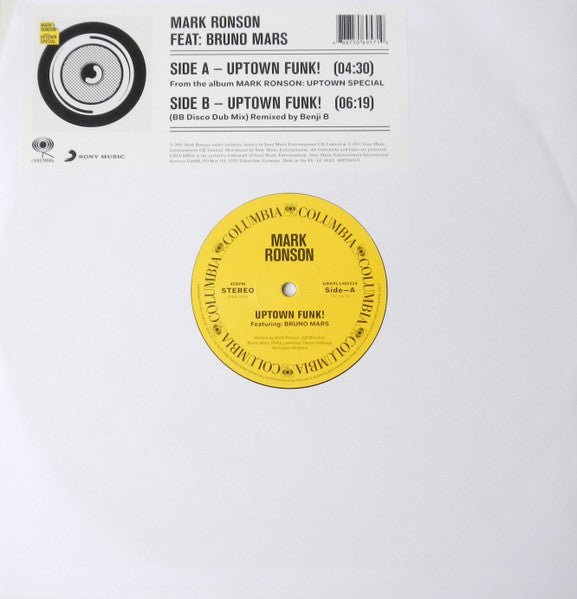 Mark Ronson Feat: Bruno Mars - Uptown Funk!