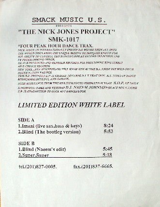 The Nick Jones Project - Imani