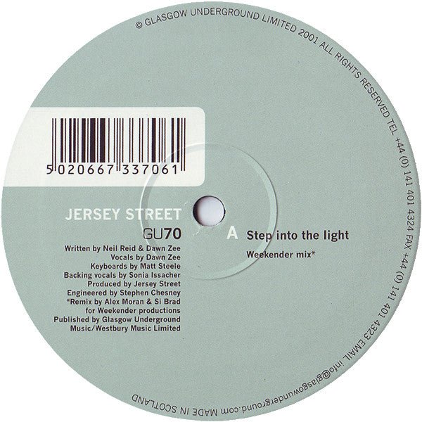 Jersey Street - Step Into The Light