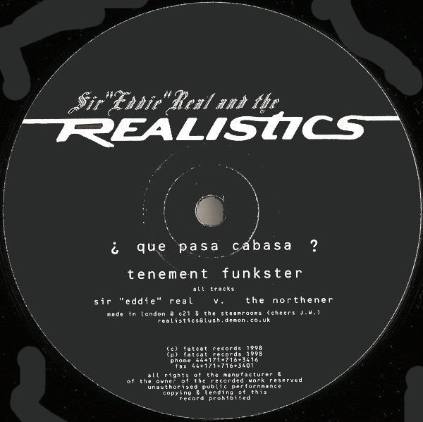 Sir Eddie Real And The Realistics - Where's The Monkey ?