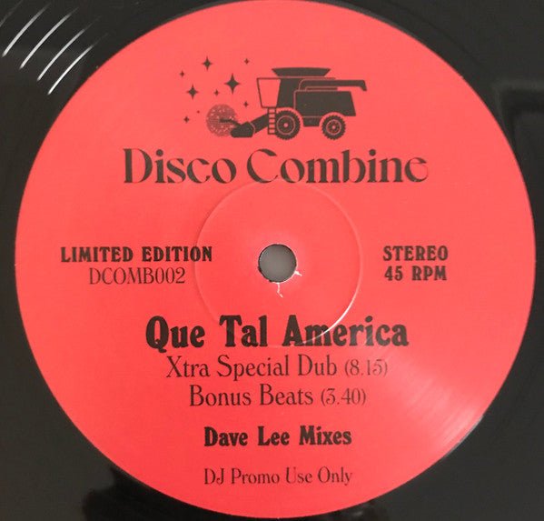 Dos Hombres Sonido - Que Tal America (Dave Lee Mixes)