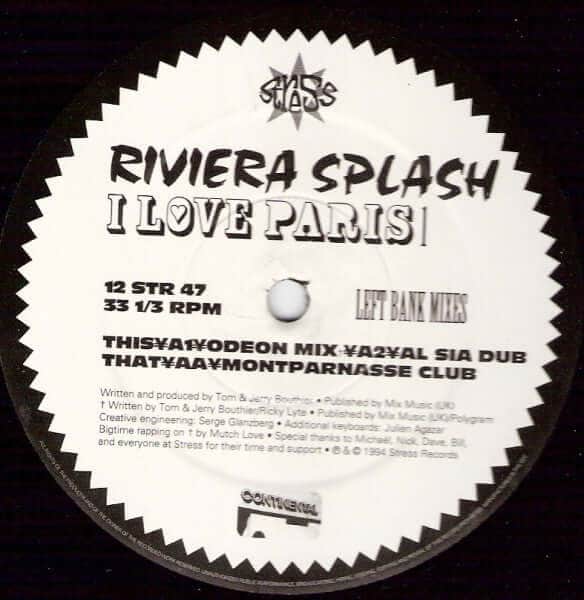 Riviera Splash - I Love Paris 1 (Left Bank Mixes)