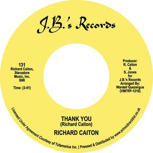 Richard Caiton - Thank You / Where Is The Love