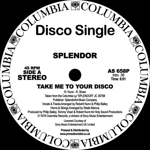 Take Me To Your Disco / Special Lady