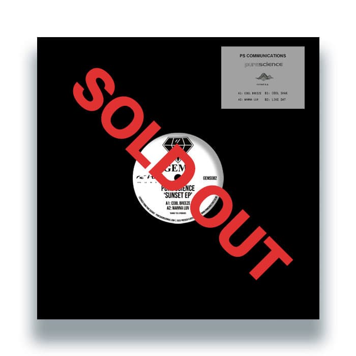 Pure Science - Sunset EP *NOW SOLD OUT*