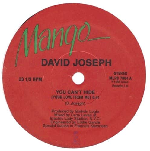 David Joseph - You Can't Hide (Your Love From Me)