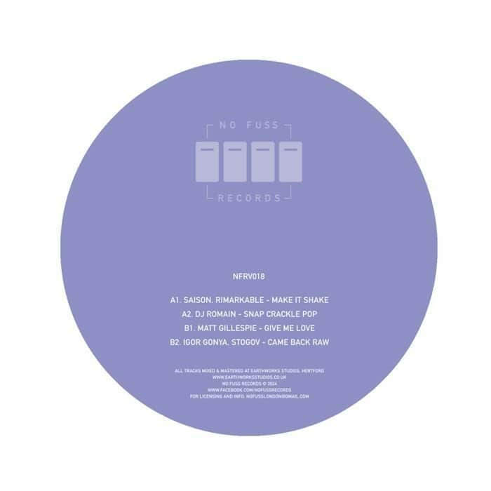 Saison / Rimarkable / Matt Gillespie / DJ Romain / Igor Gonya / Stogov - NFRV 018
