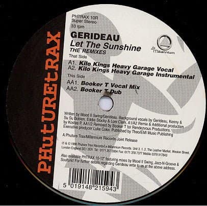 Gerideau - Let The Sunshine (The Remixes)