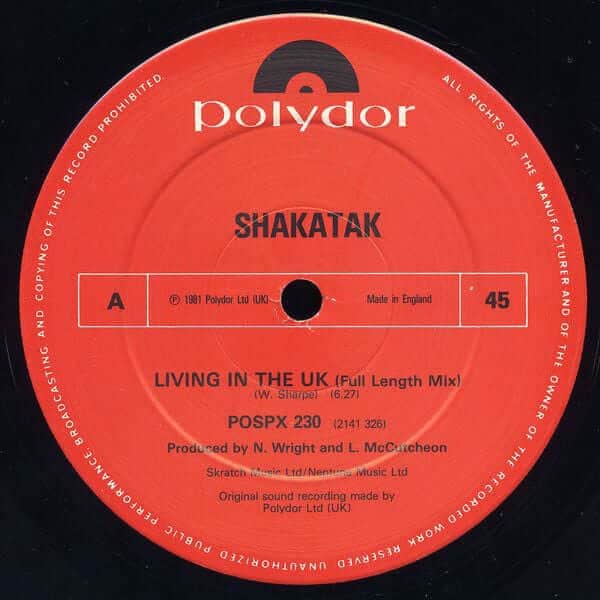 Shakatak - Living In The UK
