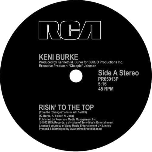 Keni Burke - Risin' To The Top / You're The Best
