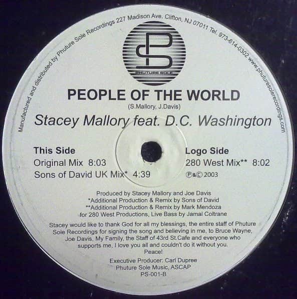 Stacey Mallory Feat. D.C. Washington - People Of The World