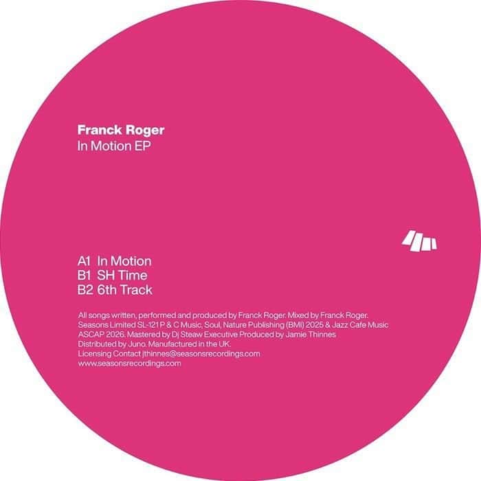 Franck Roger - In Motion EP