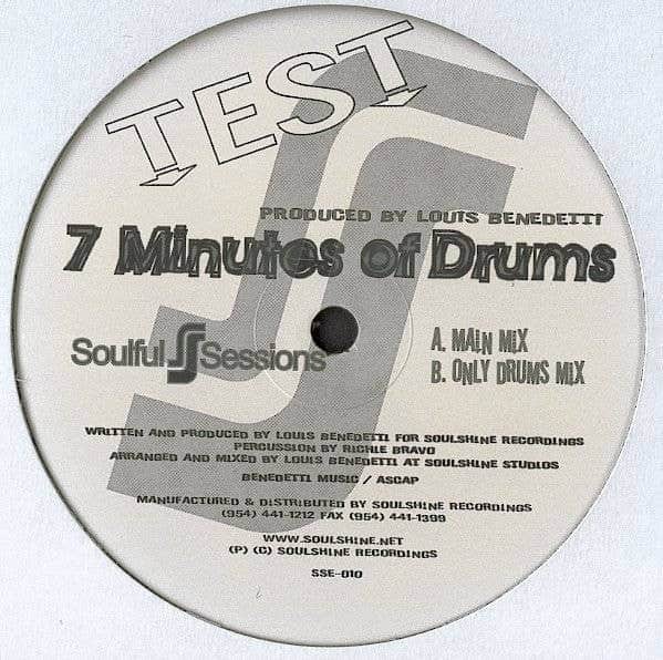 Louis Benedetti - 7 Minutes Of Drums