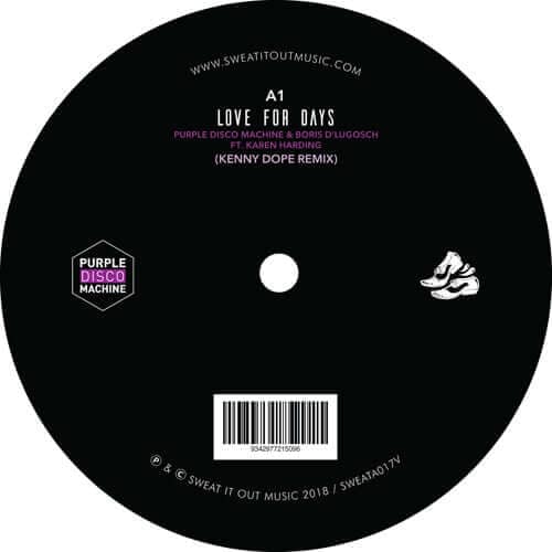 Purple Disco Machine & Boris Dlugosch & Karen Harding - Love For Days